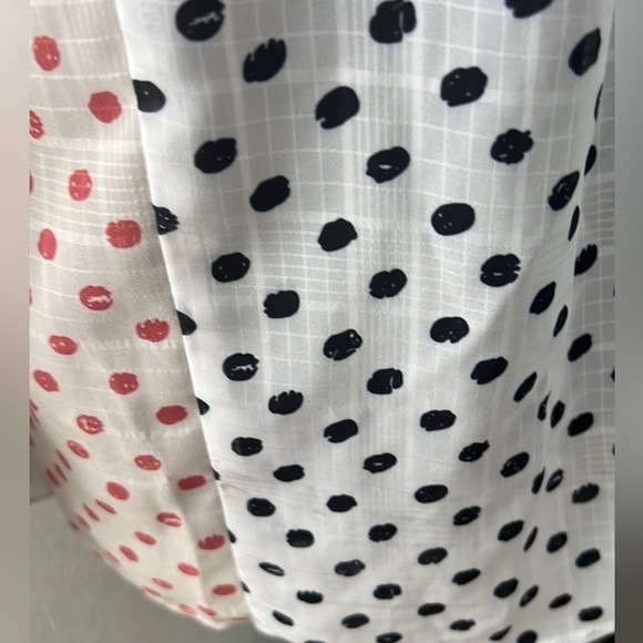 ⭐️Dor Dor Couture, Brilliantly Designed, Multi-Colored Polka Dot Blouse,Size S - Picture 7 of 11